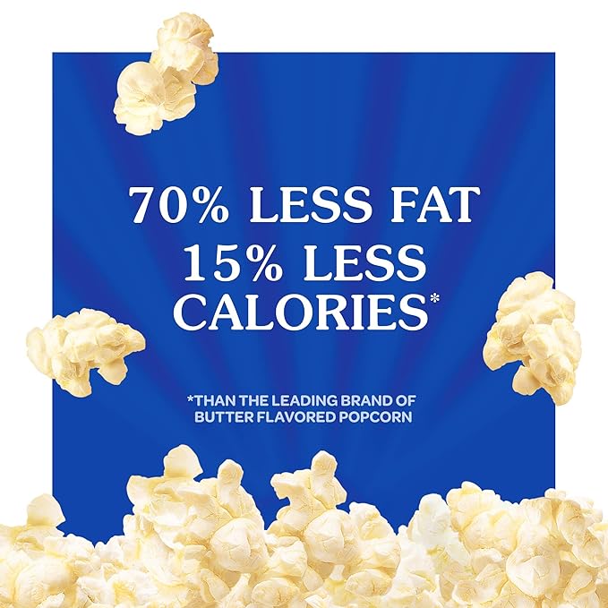 Act II Light Butter Microwave Popcorn, 2.75 oz., 6-Count Bags (Pack of 6)