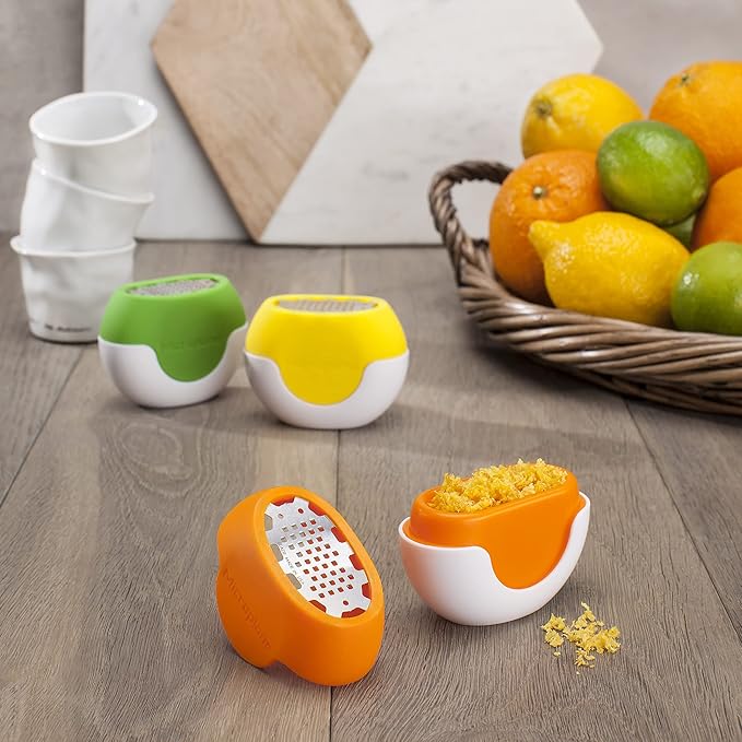 Microplane Flexi Zesti Handheld Citrus Zester (Orange)