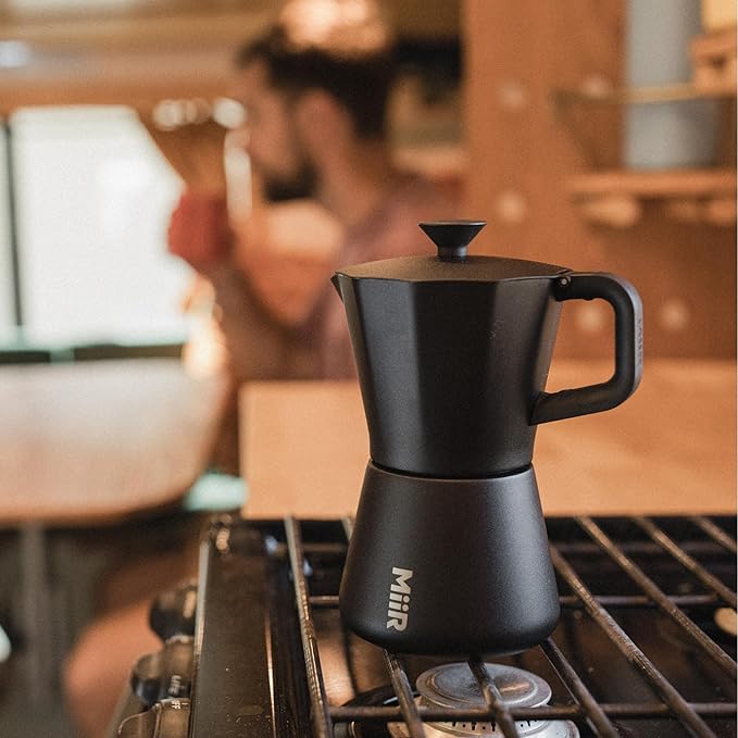 MiiR New Standard Moka Pot, 10oz - Durable Coffee Maker for Rich Espresso Strength Brew