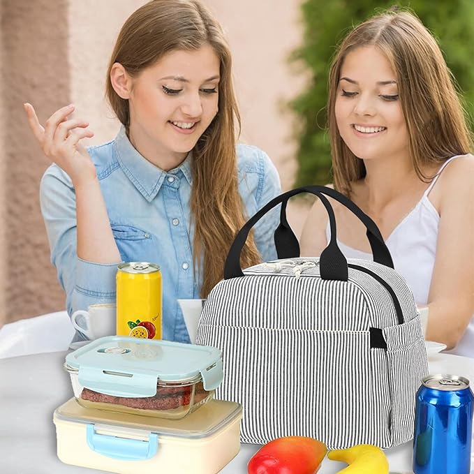 Bluboon Lunch Box for Women Cute Lunch Bag Reusable Insulated Lunch Bags Large Capacity Lunchbox Cooler for Work Picnic or Travel