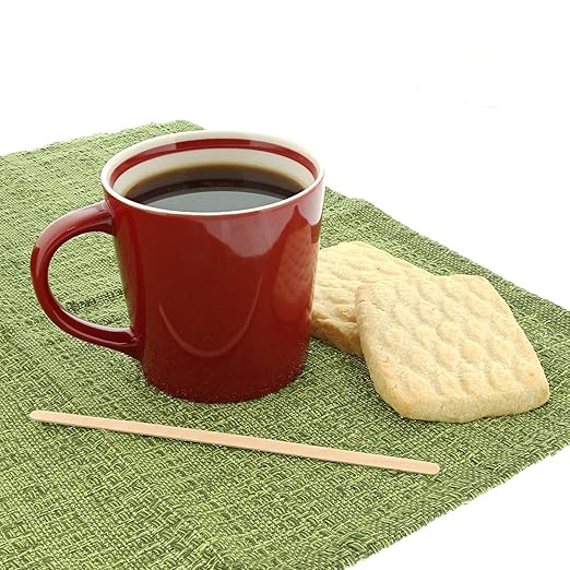 Royal 7.5" Wood Coffee Beverage Stirrers, Package of 500
