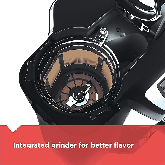 BLACK+DECKER 2-Slice Toaster 850W 6 Settings Bundle with 12-Cup Coffee Maker Built-in Grinder Programmable