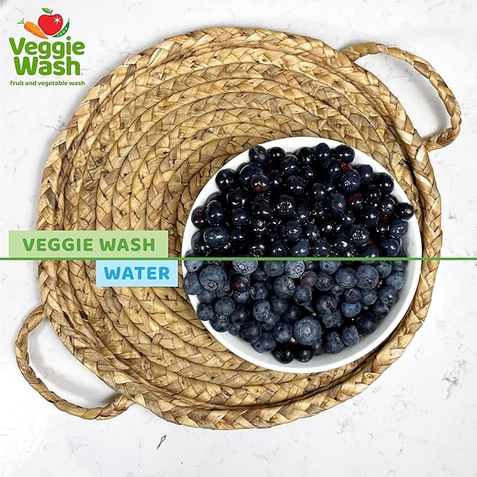 Veggie Wash Fruit and Vegetable Wash, Produce Wash and Cleaner, 16-Fluid Ounce, Pack of 3, Packaging May Vary
