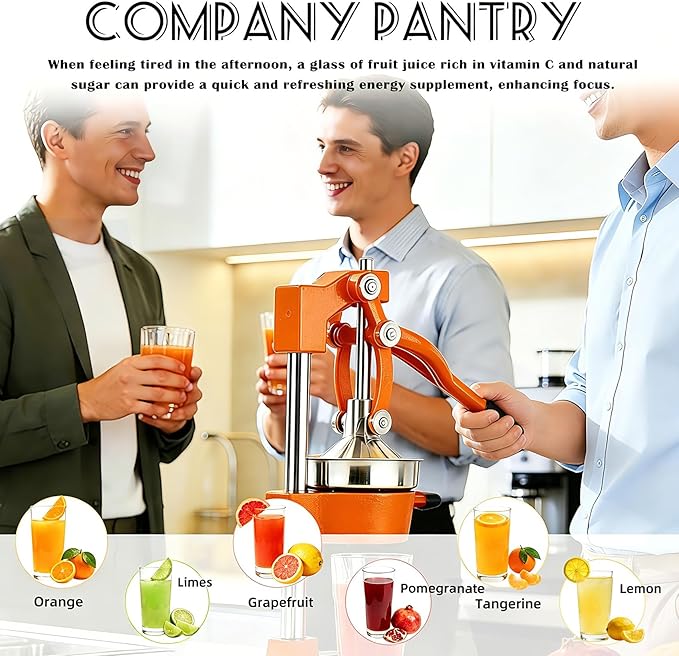 Cast Iron Juicer (Orange)