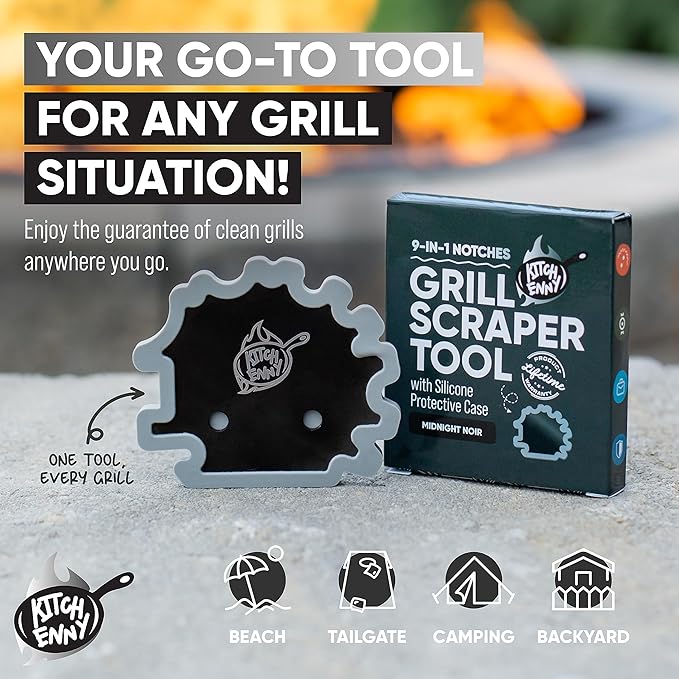 Bristle-Free Grill Scraper Gadget for Dads Who Like Grilling and Have Everything