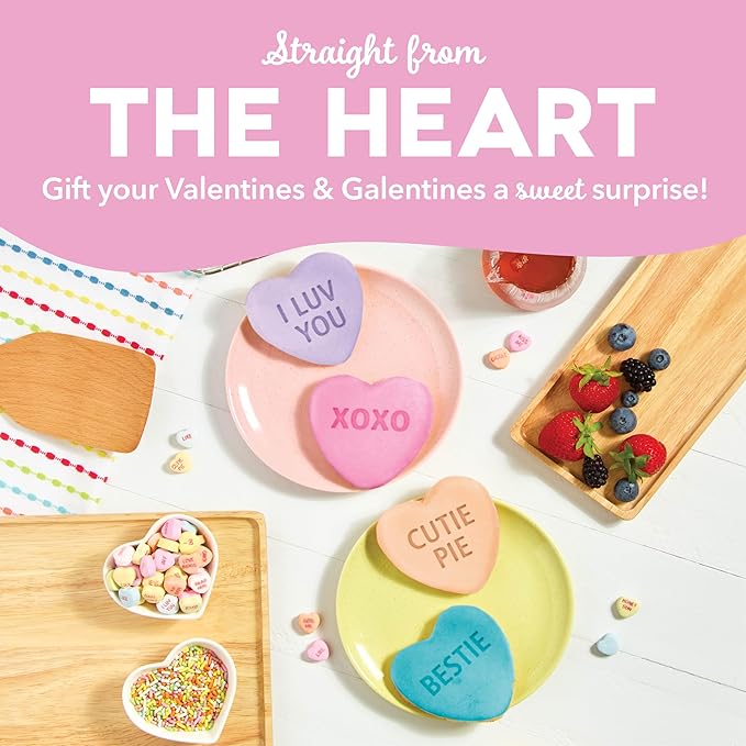 Dash & Sweethearts® Mini Waffle Maker- Mini Machine for Creative Homemade Treats - Nonstick Iron with Unique Print Design - Stylish Waffle Machine - Bestie Blue