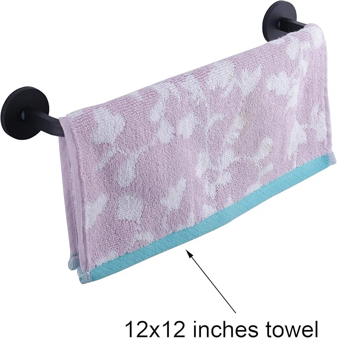 Magnetic Towel Bar for Refrigerator, Magnetic Towel Holder Towel Hook Hanger for Fridge, Kitchen Stove, Oven, Dishwasher, Sink Laundry Washing Machine Black 1 Pack