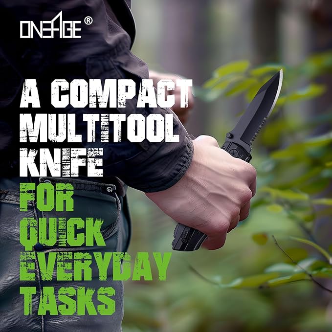 Gifts for Men Dad Him, Birthday Gifts for Man Husband Guy, Multitool Pocket Knife, Groomsmen Gift, Stocking Stuffers for Men, Christmas Fathers Day Mens Gift, Hunting Camping Knives for Outdoor