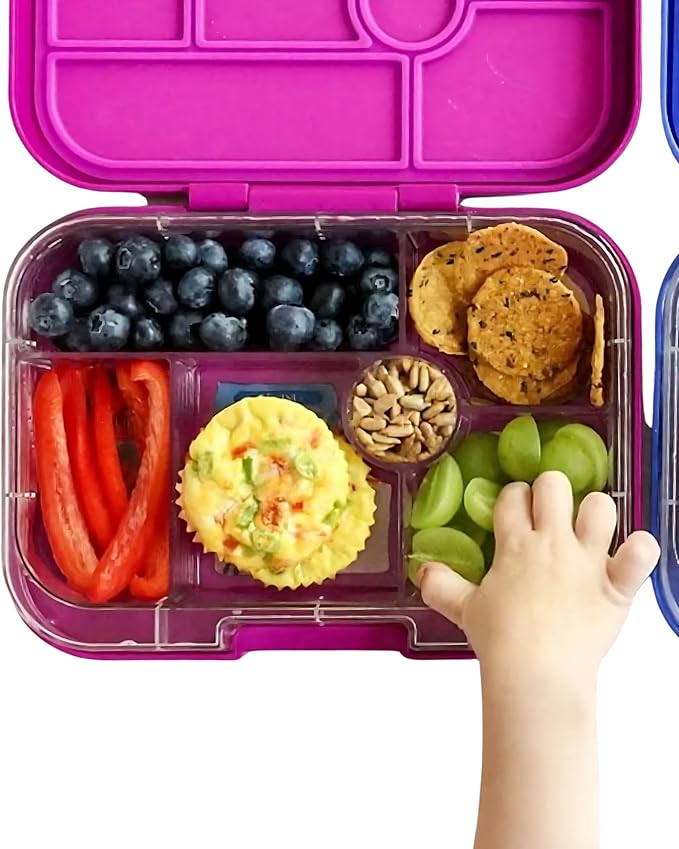 Yumbox Original Leakproof Bento Lunch Box Container for Kids (Power Pink Unicorn)
