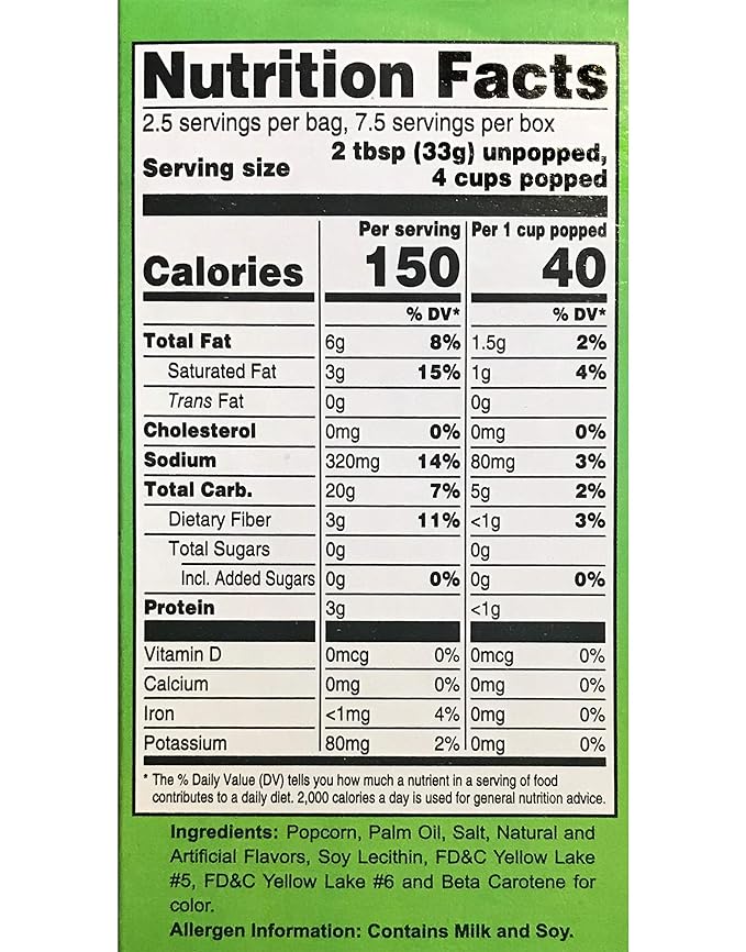 Preferred Popcorn Jalapeno Microwave Popcorn, 36 Pack, Non-GMO 100% Whole Grain Gluten Free