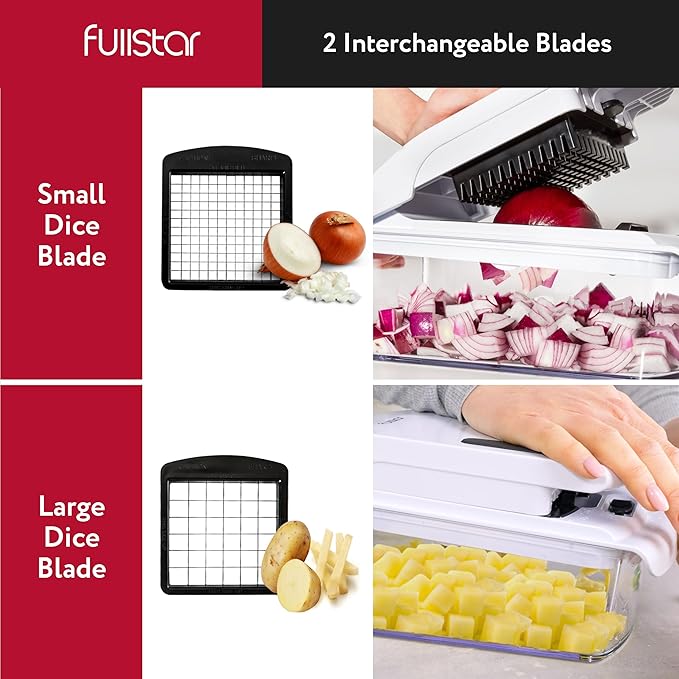 fullstar 2 in 1 White Chopper + Blade Replacement