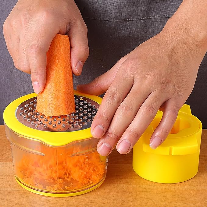 Corn Stripper Tool——4-in-1 Corn Peeler for Corn on the Cob with Measuring Cup and Grater, Versatile Kitchen Gadget and Corn Shucker Tool for Fresh Kernels.