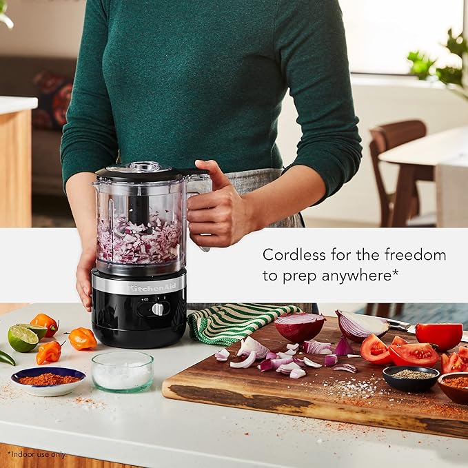 KitchenAid Cordless 5 Cup Food Chopper, KFCB529Q
