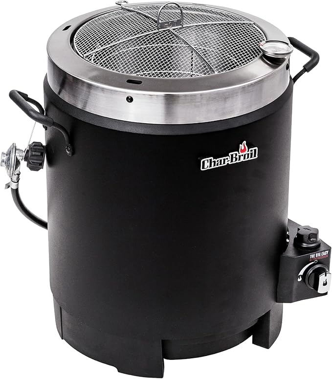 Charbroil® The Big Easy® TRU-Infrared™ Cooking Technology Propane Gas Stainless Steel Oil-Less Turkey Fryer, Black - 17102065