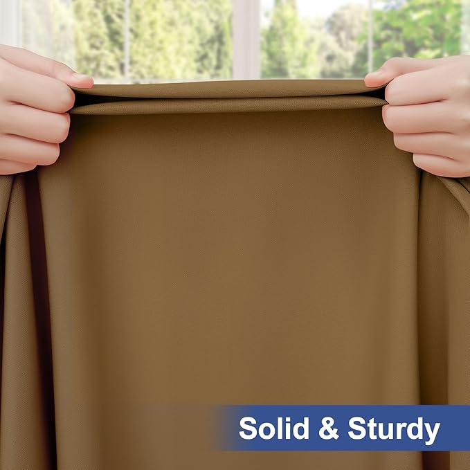homing Rectangle Table Cloth Cover, Waterproof Polyester Elastic Fitted Tablecloth, Fits for 6 Foot Folding Tables, Washable Table Protector for Picnic, Camping, Outdoor (Brown, 30" x 72")