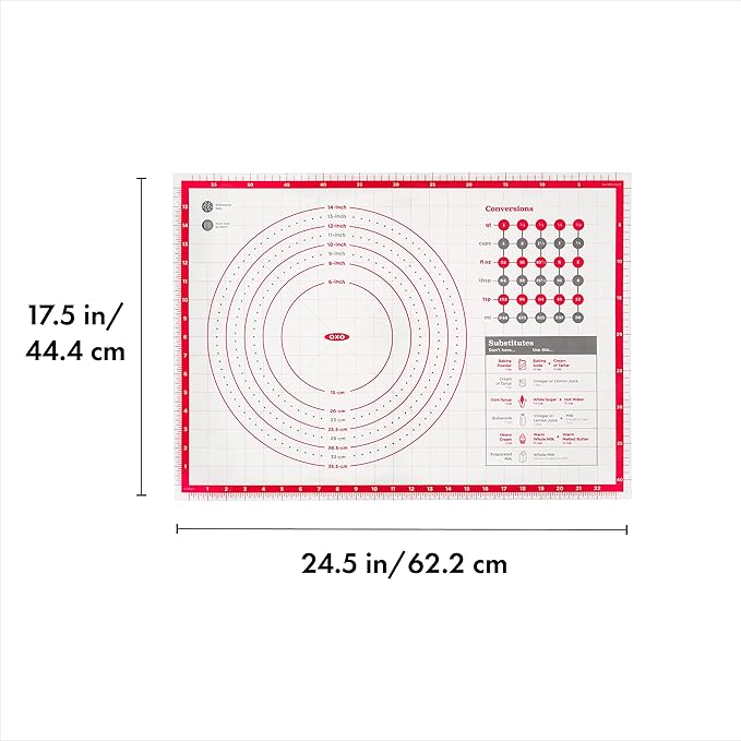 OXO Good Grips Silicone Pastry Mat (Pack of 2)
