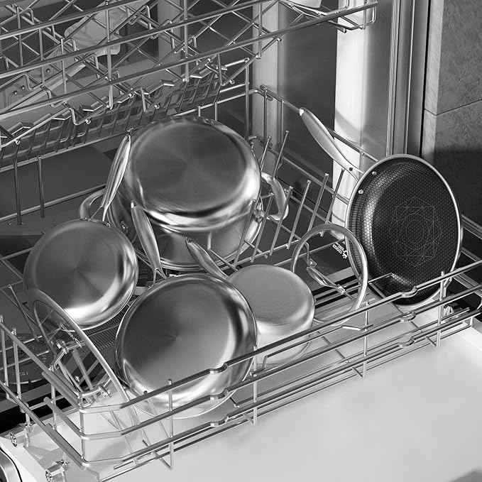 COOKER KING Stainless Steel 7PCS Cookware Set, Pots and Pans Set, Non Stick, Frying Pans, Saucepans & Stock Pot with Lid, Non-Toxic, Induction, Oven, Dishwasher Safe