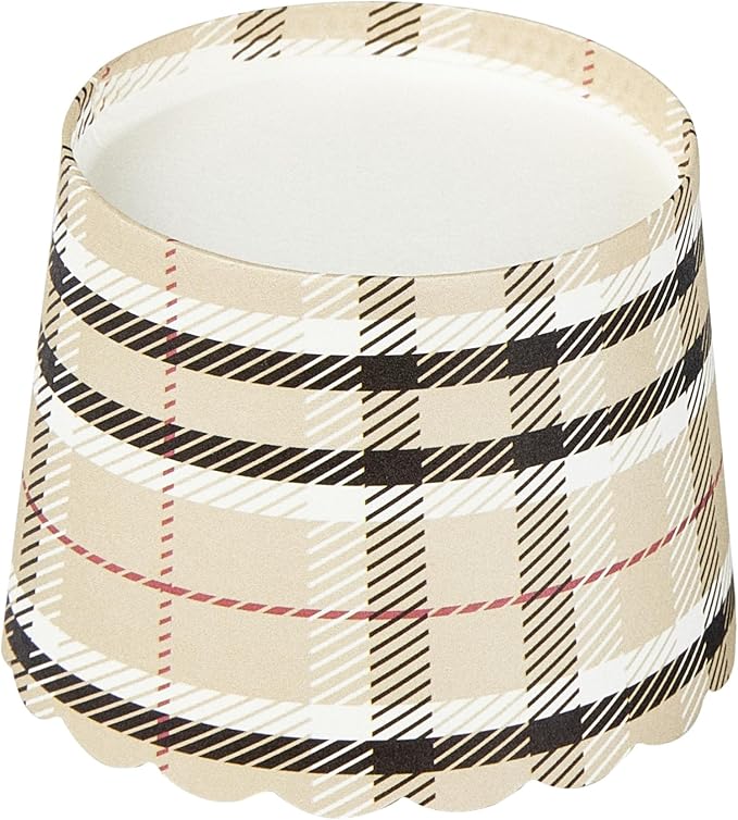 Restaurantware Baking Cups 200 Pack of 3.38 oz Paper Cupcake Liners Greaseproof Scalloped Oven-Safe Elegant Dessert Muffin Cups Disposable for Parties