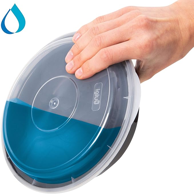 Igluu Meal Prep Containers Reusable (10 Pack) – Round Food Containers with Lids – Stackable, Microwave, Freezer & Dishwasher Safe – 28oz – 1 Compartment – BPA-Free