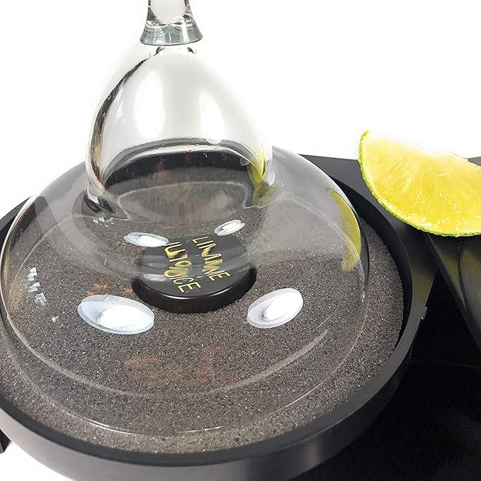 2Pcs Bar Salt Rimmer Sponges TonJin Black Replacement Sponge for Glass Rimmer, Margarita Salter, Lime Juice