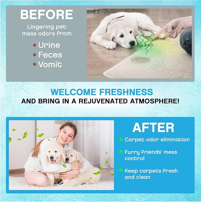 NonScents Ultimate Odor Control Bundle – Refrigerator Deodorizer (4-Count) & Carpet & Rug Odor Eliminator – Fragrance-Free, Long-Lasting Fresheners for Fridge, Freezer, & Pet Areas