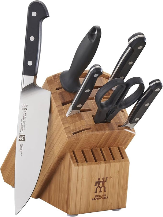ZWILLING Pro 7-pc Knife Block Set - Bamboo