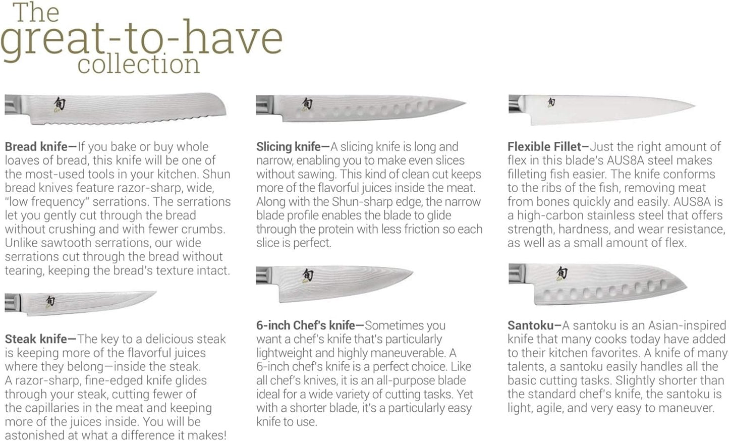 Shun Knife Care Kit, Polishing and Cleaning Kit for Knives, Restore Tarnish, Discoloration and Surface Rust, Knife Maintenance Set for Professional and Home Chefs