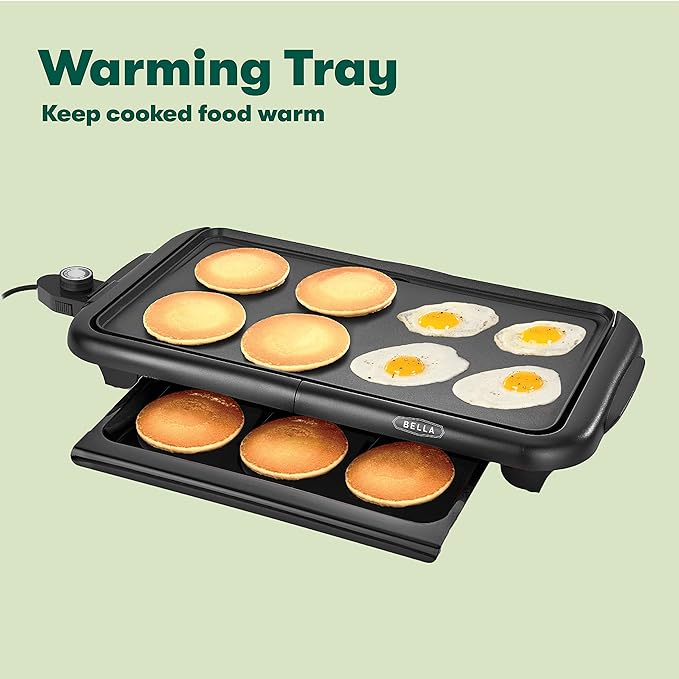 BELLA Electric Griddle (Copper/Black) and 2 Slice Toaster
