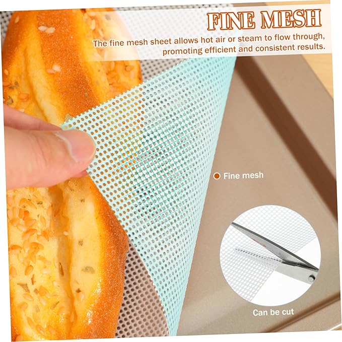 Mikinona 10pcs Non-stick Silicone Steamer Liner Food-grade Oven Mat Microwave Oven Mat Induction Cooker Top Steamer Cooking Baking