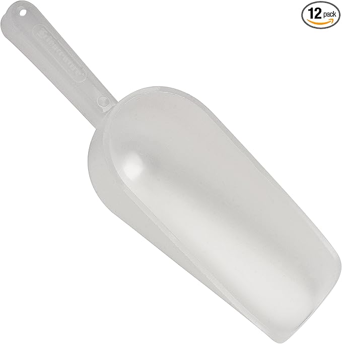SP Bel-Art Sampling Scoop; 250ml (8oz), Plastic (Pack of 12) (F36753-0000) Made in USA