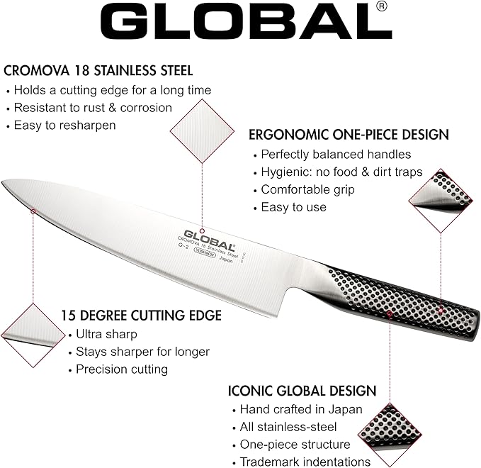 Global 10 inch Straight Spatula, Stainless Steel, GS-21/10