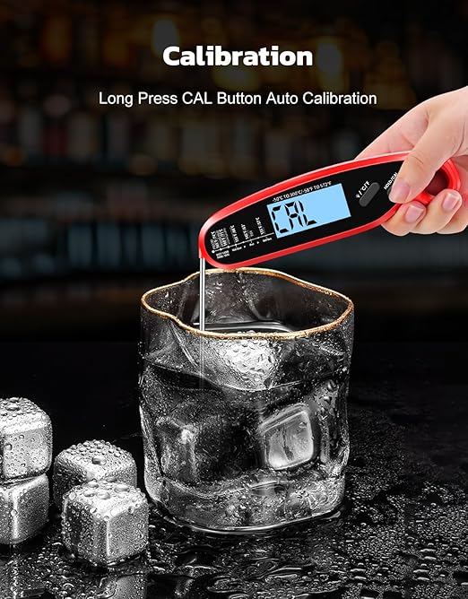 Instant Read Meat Thermometer Digital for Cooking & Grilling with Dual Probe, Food Thermometer for Grill Smoker Turkey BBQ Oven Candy Oil Fry, Kitchen Gadgets, Gifts Stocking Stuffers for Men