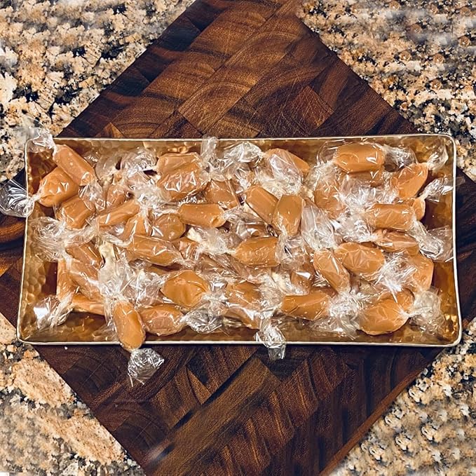 Candy Wrappers for Homemade Candy, 1000 Square Sheets Natural Cellophane, 5"x5" Clear Caramel Wrappers for Chocolate Lollipop Candy Making Supplies