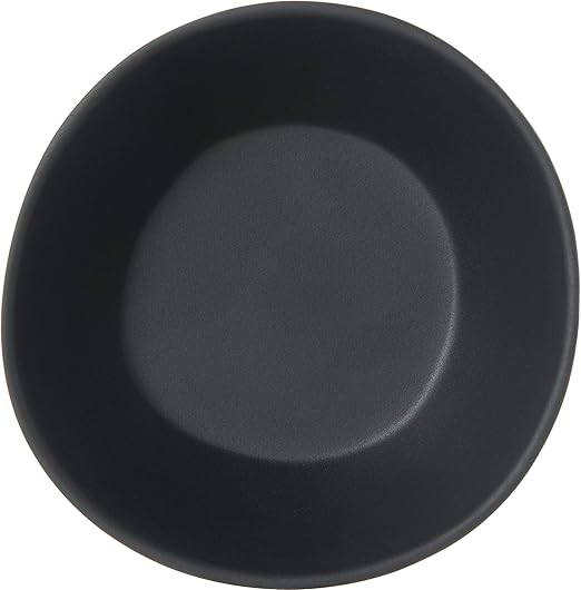 Carlisle FoodService Products Ridge Reusable Plastic Bowl Soup Bowl for Home and Restaurant, Melamine, 8 Ounces, Slate, (Pack of 24)
