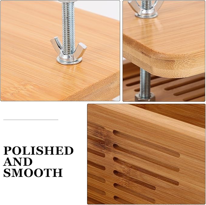 DOITOOL Tofu Press Mold Tofu Maker with 3-layer Drip Tray 26x15cm Kitchen Tool for Homemade Soybean Curd Food Strainer for Vegan Cooking