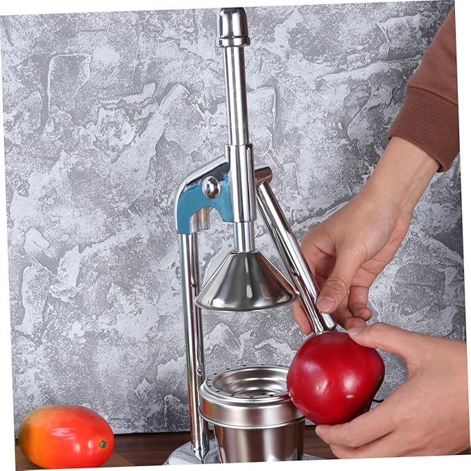 Ciieeo Stainless Steel Manual Press Juicer Efficient Citrus Fruit Extractor for Easy Juicing No Electricity Needed for Oranges Grapefruits Lemons More