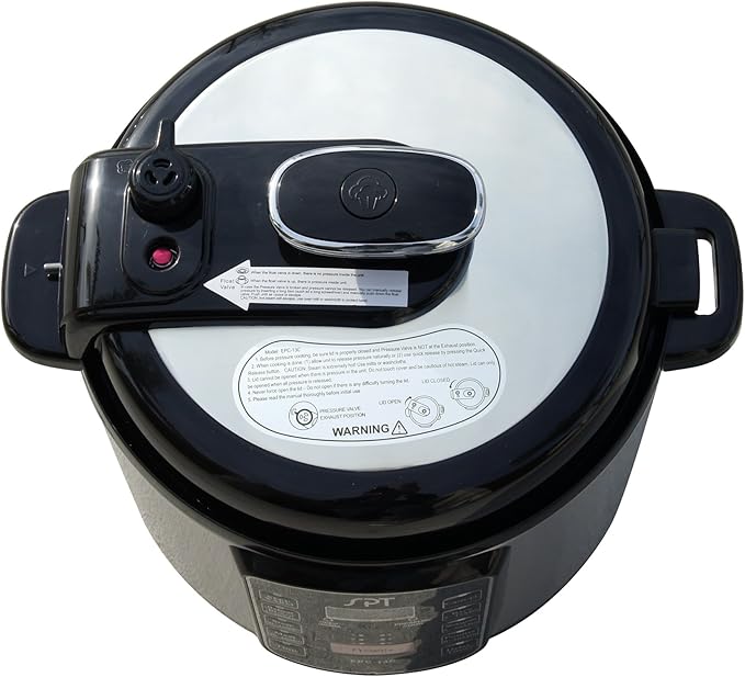 EPC-13CB: 6.5-Quart Stainless Steel Electric Pressure Cooker with Quick Release Button