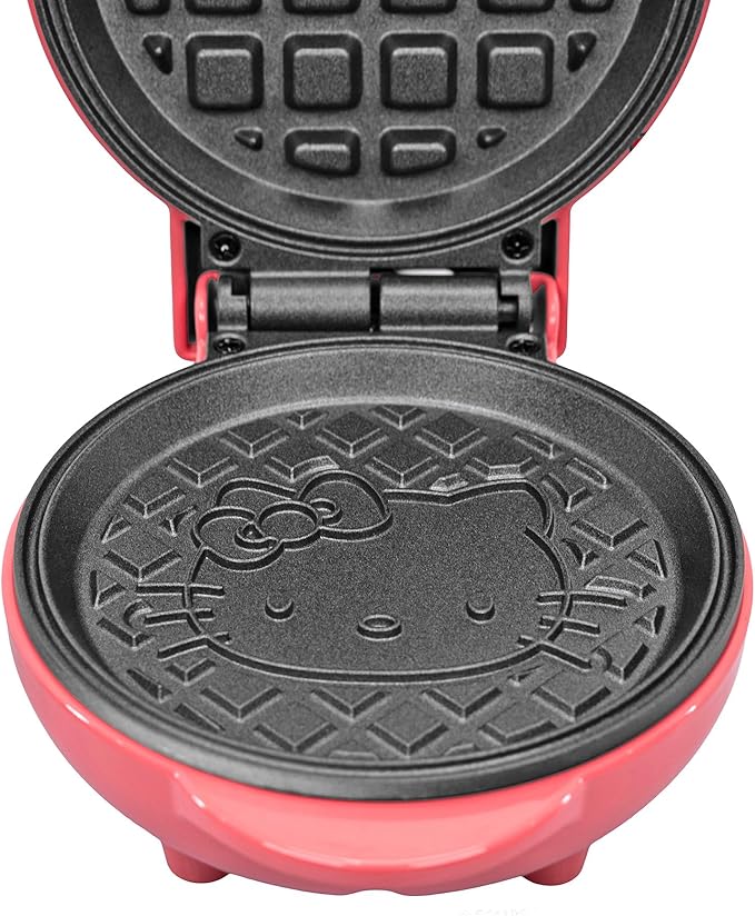 Uncanny Brands Hello Kitty Mini Waffle Maker - Cook With Your Favorite Kitty Character