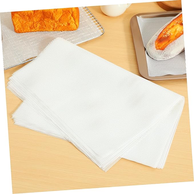 10pcs Silicone Dehydrator Sheets Food-grade Mesh Tray Liners for Even Drying Reusable and Non-stick for Dehydrators Ovens and Microwaves