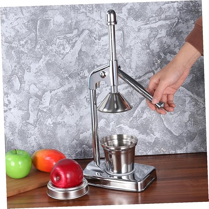 LABRIMP Stainless Steel Manual Citrus Juicer Extractor Fruit Machine for Easy Juice Extraction No Bitter Rind for Oranges Grapefruits Lemons and Pomegranates Dishwasher Safe Design