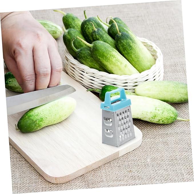 PRETYZOOM 6pcs Grater Stainless Steel Garlic Tool Mini Slicer Vegetable Grater Multi-use Strong Comfortable to Hold