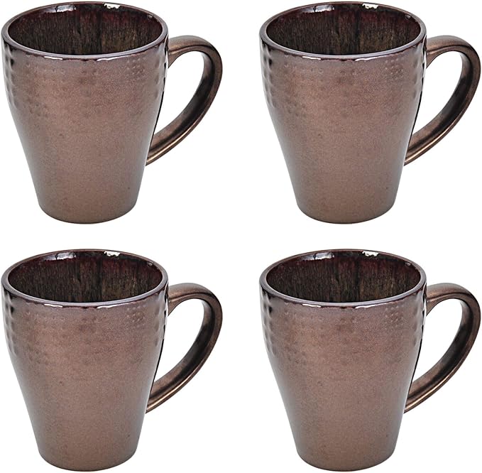 Mikasa Gourmet Basics Verona 16-Piece Stoneware Dinnerware Set, Service for 4, Includes Dinner Plates, Salad Plates, Soup Bowls and Mugs, Dishwasher and Microwave Safe