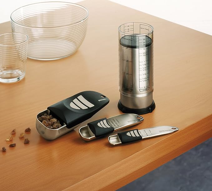 KitchenArt Baker’s Pro Adjust-A-Measure Set, 4-Piece, Satin
