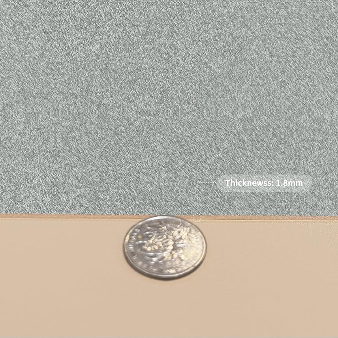 Dresser Cover Top - Can Be Used On Both Sides Waterproof and Easy to Clean Good Flatness Used for Dresser Table(Light Brown+Gray 10x36)