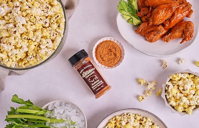 Amish Country Popcorn | Buffalo and Ranch Seasoning Bundle | Old Fashioned, Non-GMO