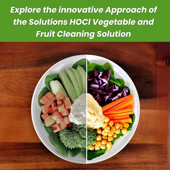 Solutions HOCL - Vegetable and Fruit Cleaner - 500Grams Pack