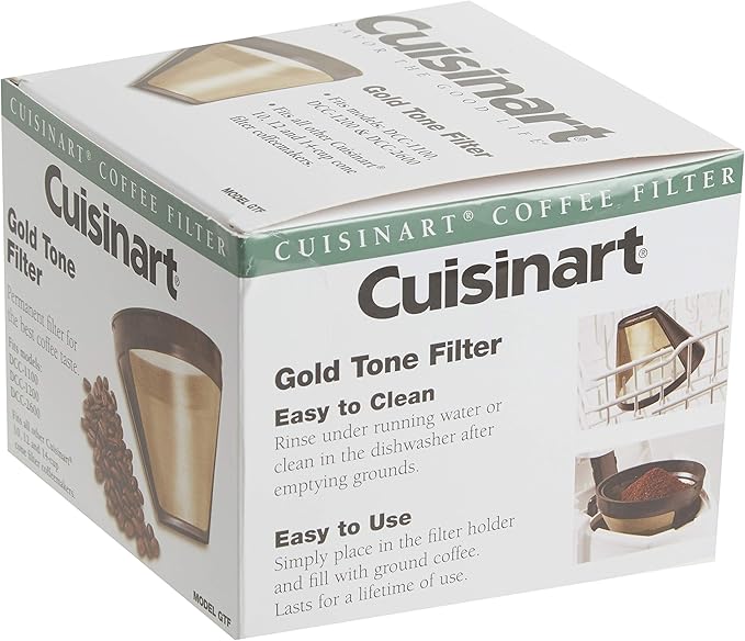 Cuisinart GTF Gold Tone Coffee Filter, 10-12 Cup