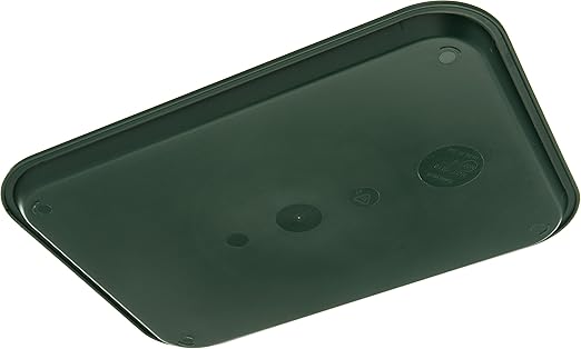 Carlisle FoodService Products CT121608 Café Standard Cafeteria / Fast Food Tray, 12" x 16", Forest Green