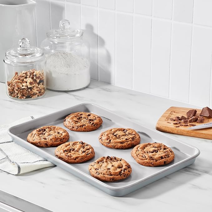 Cuisinart Chef's Classic Ceramic 15" Baking Sheet - Gorgeous Grey