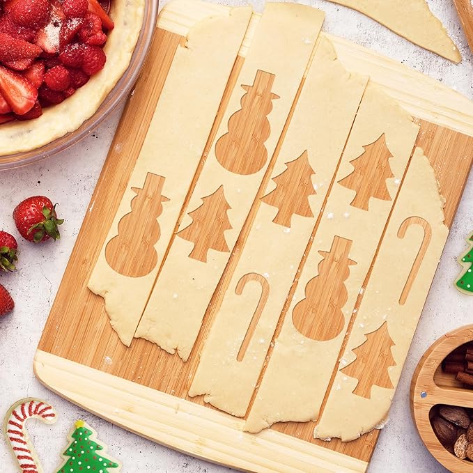 Totally Bamboo Kauai Cutting Board – Durable Bamboo Wood Chopping Board for Kitchen Prep, Serving, and Charcuterie, Knife-Friendly and Easy to Clean, 14.5 x 11.5 Inches